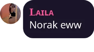 Sticker from Laila sticker pack