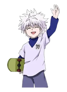 🙋 emoji @ANIMEDUBBED_1 HUNTER X HUNTER Telegram sticker 8 of 105