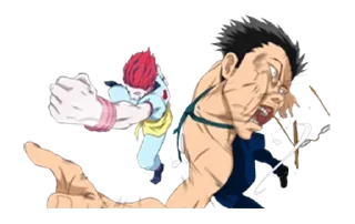 👊 emoji @ANIMEDUBBED_1 HUNTER X HUNTER Telegram sticker 24 of 105