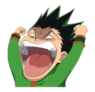 😡 emoji @ANIMEDUBBED_1 HUNTER X HUNTER Telegram sticker 21 of 105