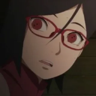 🍓 emoji @stikeranimex - uchiha sarada Telegram sticker 5 of 20