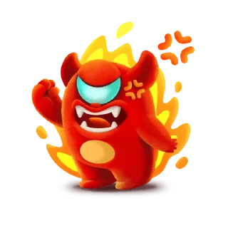 😡 emoji Monster Box Telegram sticker 22 of 28