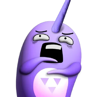 😱 emoji Narwhal Finance Telegram sticker 6 of 15