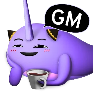 😌 emoji Narwhal Finance Telegram sticker 11 of 15