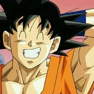 😅 emoji Dragon Ball Telegram sticker 8 of 27