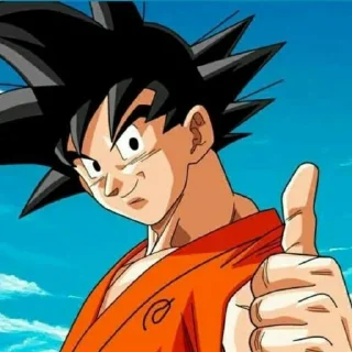 👍 emoji Dragon Ball Telegram sticker 5 of 27