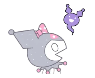 👿 emoji Kuromi: cute & stylish — @slyhterin Telegram sticker 5 of 25