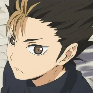 🏐 emoji 𓄼 Yuu Nishinoya 𑂻𑂴 @nicoyazawaa 𖥻 Telegram sticker 6 of 30