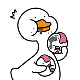 🐤 emoji ducklings sungkem @foolssticker Telegram sticker 20 of 111
