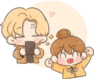 ☺️ emoji Lookism Chibi Telegram sticker 17 of 71