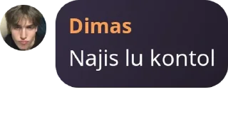 🗿 emoji dimas ganteng Telegram sticker 13 of 14