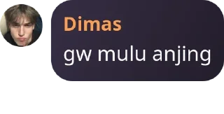 🗿 emoji dimas ganteng Telegram sticker 11 of 14