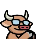 😎 emoji LIHKG Cow HD @lihkg_official Telegram sticker 16 of 34