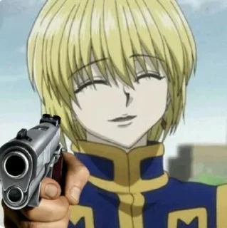 🔫 emoji Kurapika Telegram sticker 20 of 22