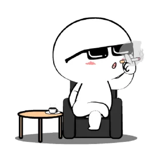 😎 emoji Baldy @Stickersey Telegram sticker 17 of 30