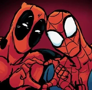 🤔 emoji Deadpool [][ @TINYGIANTZ ][] Telegram sticker 10 of 14