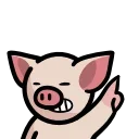 ☝ emoji LIHKG Pig HD @lihkg_official Telegram sticker 21 of 44