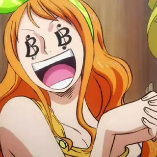 💸 emoji Nami→ @Sunnystickerpack Telegram sticker 11 of 51