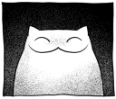 😀 emoji Gloomy Cat Telegram sticker 21 of 78