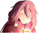 🍜 emoji Yuru Camp Telegram sticker 6 of 120