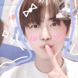 Sticker from cutei jαemin ૮₍⑅˶•▿•˶⑅₎ა @gifjaeminna
