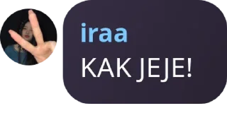 🤍 emoji iraa pcr ruto Telegram sticker 5 of 61