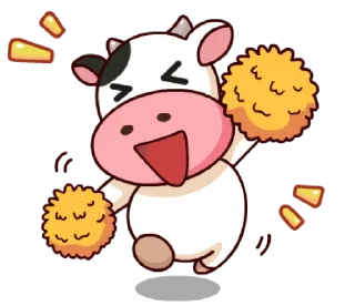 🥳 emoji Moo @boonzes Telegram sticker 24 of 40