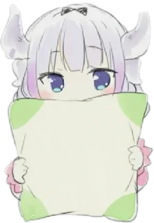 😶 emoji KANNA @animestickerchannel Telegram sticker 13 of 90