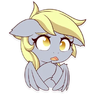 😟 emoji SymbianL Derpy Hooves Faces Telegram sticker 15 of 16
