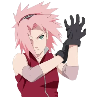 😠 emoji Sakura 1 by @Kya_apke_toothpaste_me_nmk_hai Telegram sticker 20 of 120