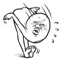 🙇 emoji Intuitive expression系列 Telegram sticker 23 of 81
