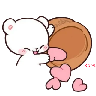 💕 emoji @S_i_Bi (Milk & Mocha ) Telegram sticker 5 of 100