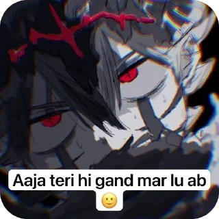 🫥 emoji Asta Telegram sticker 11 of 14