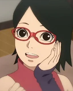 ❣ emoji Uchiha Sarada BY: @Luvieix Telegram sticker 18 of 35