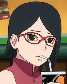 ❣ emoji Uchiha Sarada BY: @Luvieix Telegram sticker 17 of 35