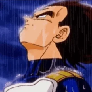 🐐 emoji Vegeta @AnimeStickers999 Telegram sticker 8 of 26