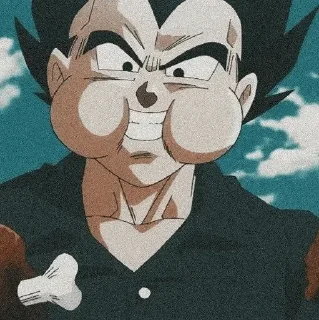 🐐 emoji Vegeta @AnimeStickers999 Telegram sticker 23 of 26