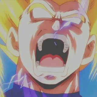 🐐 emoji Vegeta @AnimeStickers999 Telegram sticker 10 of 26