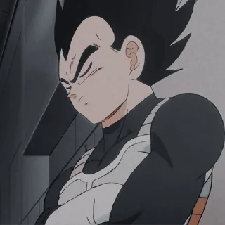 🐐 emoji Vegeta @AnimeStickers999 Telegram sticker 18 of 26