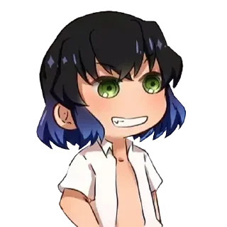 😀 emoji Demon Slayer Chibi @AnimeOcean_GiFs Telegram sticker 17 of 55
