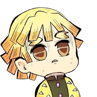 😢 emoji Demon Slayer Chibi @AnimeOcean_GiFs Telegram sticker 8 of 55