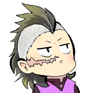 🙂 emoji Demon Slayer Chibi @AnimeOcean_GiFs Telegram sticker 10 of 55