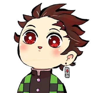 😃 emoji Demon Slayer Chibi @AnimeOcean_GiFs Telegram sticker 7 of 55