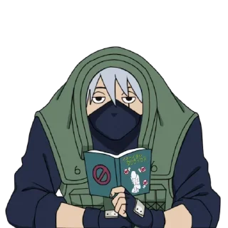 📗 emoji Harsh's [ Kakashi😎] Telegram sticker 16 of 21