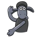 👏 emoji Black Shaun @Stickersey Telegram sticker 24 of 24
