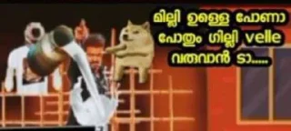 🕺 emoji doge malayalam Telegram sticker 19 of 120