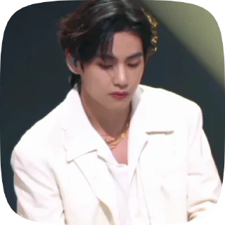 ⚪ emoji taehyung 1 @cagulnoona Telegram sticker 2 of 18