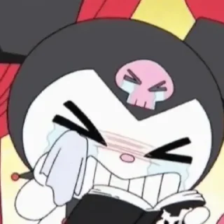 💚 emoji Kuromi Telegram sticker 23 of 30