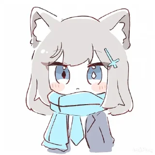💖 emoji 💖砂狼シロコ💖 @DimensionID Telegram sticker 7 of 21