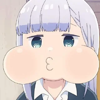 😒 emoji 🍡Aharen Reina🍡 Telegram sticker 6 of 33